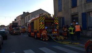 Un feu se déclare rue de Saumur