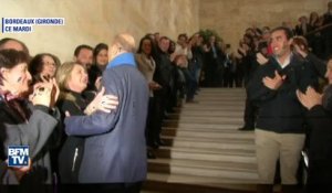 Alain Juppé ovationné lors de son retour à Bordeaux