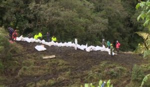 Colombie: les équipes de sauvetage sur le site du crash