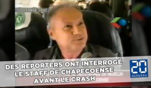 Des reporters ont interrogé le staff de Chapecoense avant le crash en Colombie