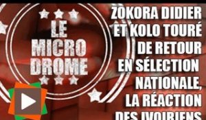 MICRODROME : Zokora et Kolo de retour en sélection nationale. Les ivoiriens réagissent