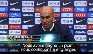 Clasico - Zidane: "Nous y avons cru jusqu'au bout"