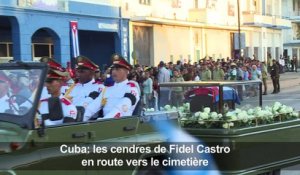 Cuba: les cendres de Castro en route vers le cimetière
