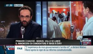 QG Bourdin 2017 : Primaire à gauche : Quid de l'entrée en campagne de Manuel Valls ? - 05/12