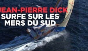 Dick surfe à toute vitesse sur le Vendée Globe : "Je tente de rattraper Yann Eliès"