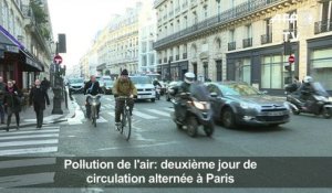 Pollution de l'air à Paris: 2ème jour de circulation alternée