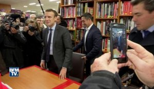 Pour son meeting parisien, Emmanuel Macron voit les choses en grand