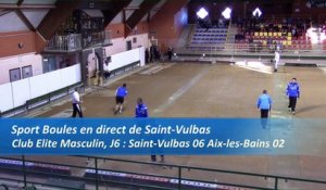 Second tour, Saint-Vulbas contre Aix-les-Bains, Club Elite Masculin, J6, Sport Boules, saison 2016-2017