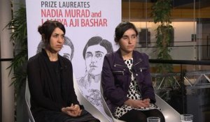 Remise du prix Sakharov à Nadia Murad et Lamia Haji Bachar
