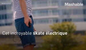 Le Moboster, le nouveau skate électrique piloté à l’aide d’une télécommande