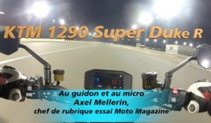 KTM 1290 Super Duke R (2017): sur le circuit de Losail (Qatar)
