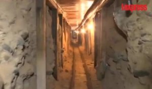 Deux tunnels découverts entre la frontière mexicaine et américaine