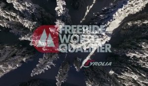 Winning run Angelica Sykes - snowboard women - Verbier Freeride Week 2* #1 2017