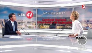 4 Vérités - Valls : "Avec Hamon, la présidentielle sera difficile pour le PS"