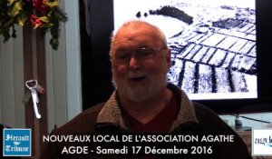 AGDE - L'ASSOCIATION AGATHE INAUGURE SON NOUVEAU LOCAL