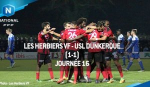 J16 : Les Herbiers VF - USL Dunkerque (1-0), le résumé