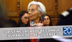 Affaire Tapie: Christine Lagarde reconnue coupable de «négligence» mais «dispensée» de peine