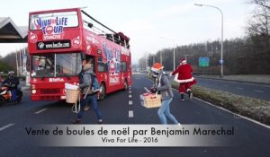Namur : vente de boules de noël au profit de Viva For Life