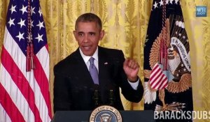 Barack Obama chante "All i want for christmas is you"