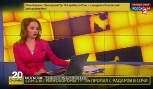 Russie : crash d'un avion en mer Noire