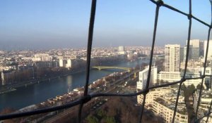 Paris: le pic de pollution vu du ciel