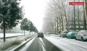 Rennes. De la neige dans les quartiers sud