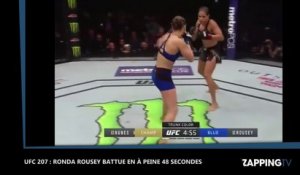 UFC 207 - Ronda Rousey : L’ancienne championne battue en seulement 48 secondes (Vidéo)
