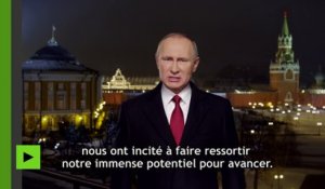 Le vœux de Vladimir Poutine pour 2017