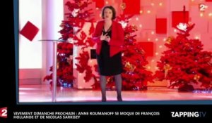 Vivement dimanche : Anne Roumanoff dézingue les adieux de François Hollande et Nicolas Sarkozy
