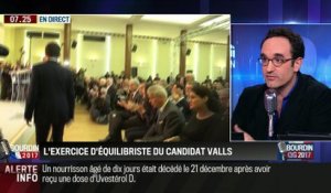 QG Bourdin 2017 : Focus sur l'exercice d'équilibriste de Manuel Valls - 04/01