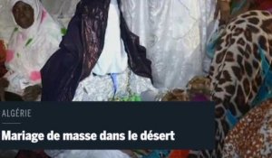 Algérie : Mariage de masse dans le désert