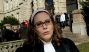 Colmar : les magistrats manifestent devant la Cour d'appel