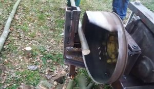 Meilleure façon de couper du bois !! Machine Polonaise !