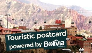 Rest day - Tarjeta postal / Touristic postcard / Carte postale; powered by Bolivia