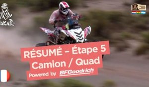 Résumé de l'Étape 5 - Quad/Camion - (Tupiza / Oruro) - Dakar 2017