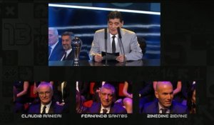 Prix FIFA 2016 - Ranieri meilleur coach de l'année devant Zidane