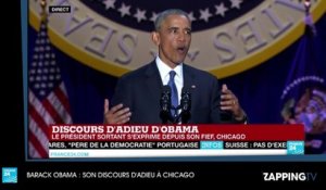 Barack Obama : son discours d'adieu à Chicago (vidéo)