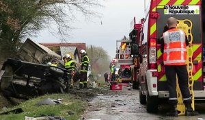 VIDEO. Loches : accident mortel sur la RD943