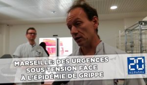 Marseille: Des urgences sous tension face à l'épidémie de grippe