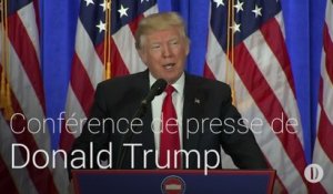 Conférence de presse de Donald Trump