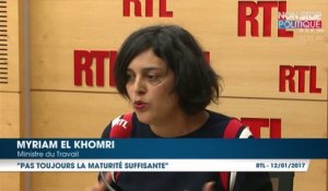 Myriam El Khomri accuse d’immaturité ceux qui contestent la loi Travail