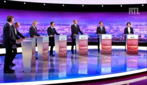 Présentation des candidats lors du premier débat de la primaire de la gauche