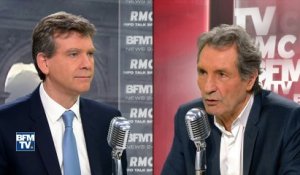Montebourg sur Mélenchon: "Lui il aura les sondages, nous on aura les suffrages"