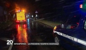 Intempéries : la première tempête hivernale