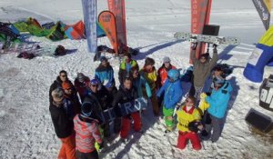 World Snowkite Masters  Alpe d'Huez janvier 2016