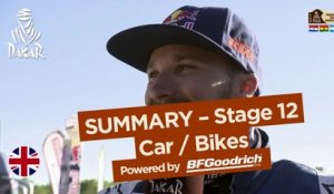 Stage 12 Summary - Car/Bike - (Río Cuarto / Buenos Aires) - Dakar 2017