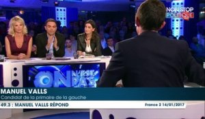 "On n'est pas couché" : Manuel Valls se défend sur le 49.3 face à Yann Moix