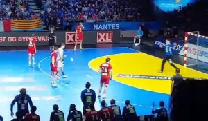 Mondial 2017 | Kentin Mahé sur penalty inscrit le 12-8 contre la Norvège