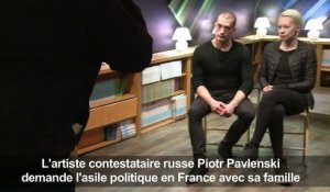 L'artiste russe Piotr Pavlenski demande l'asile en France