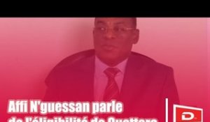 Le Debat TV / Affi N'guessan parle de l'éligibilité de Ouattara